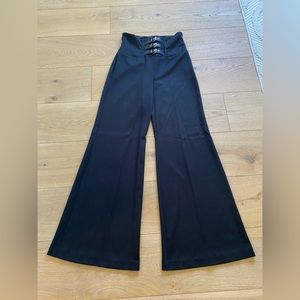 Vintage high waisted wide leg dress pants